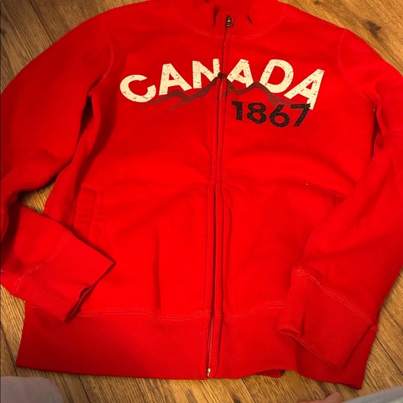 Joe Fresh Tops - Joe Fresh Red Canada 1867 Sweatshirt